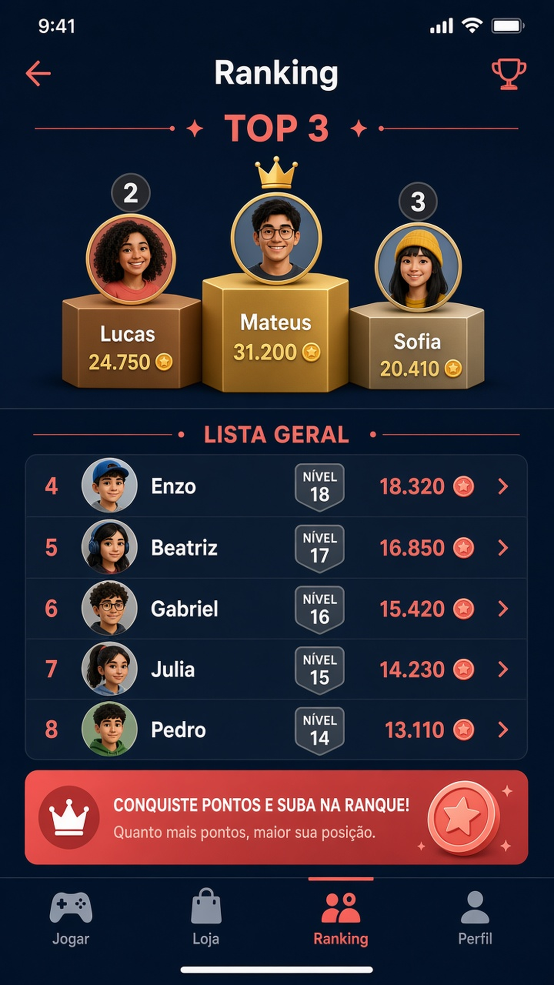 Ranking do Tap Tok